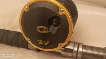عود SHIMANO والمكنه PENN SQULL 30 