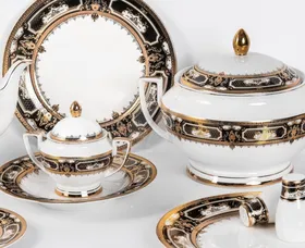 طقم صيني بافاريا 125 قطعة