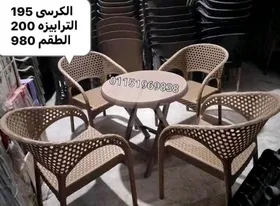 كراسى وترابيزه ريتان 