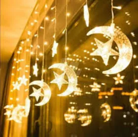 • حبل نور هلال و نجمه Warm