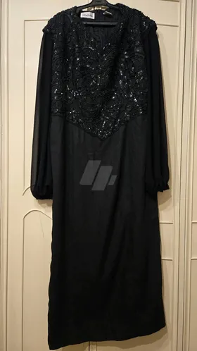 فستان سواريه اسود