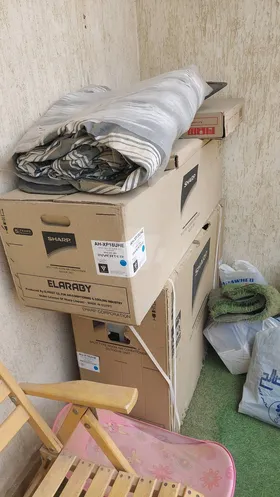 تكييف شارب جديد بالكرتونة متفتحش 
