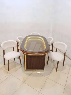 سفرة هلال بيضاوي نجارة تقيلة