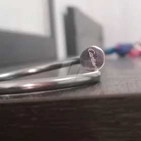 اسوره كارتير ذهب ابيض عيار ١٨، ٢١ جرام مقاس ١٦ حاله الجديده 