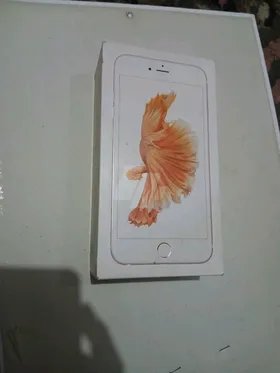 علبة أيفون 6s plus ٣٢ جيجا بكل اوراقها وعلبة السماعات