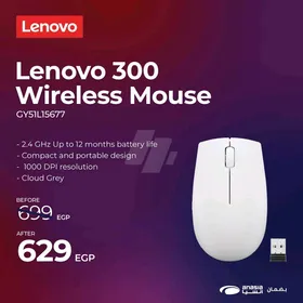 ماوس 300 وايرلس لينوفو 