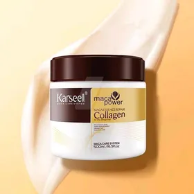 🌿 ماسك كارسيل بالكولاجين – Carcil Collagen Hair Mask 💚