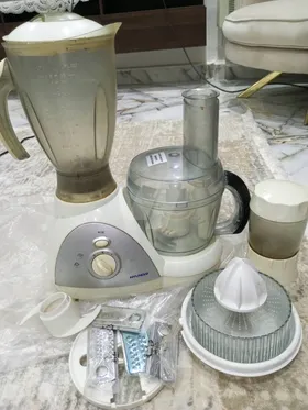 مجموعه خلاط وكبه ومطحنه ومجموعه كتشن ماشين 