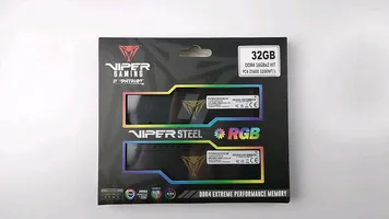 Patriot Viper Steel RGB DDR4 32GB (2x16GB) – 3200MT/s CL16
