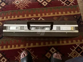 Dunson hard briefcase brownشنطة يد رجالي دانسون لون بني