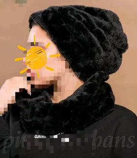 طقم غطاء للراس وكوفيه