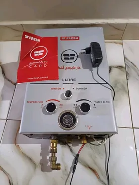 سخان فريش غاز طبيعي ٦لتر