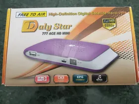 ريسيفر دالي ستار  ful Hd بحالة الجديد بكرتونته وجميع مشتملاته 