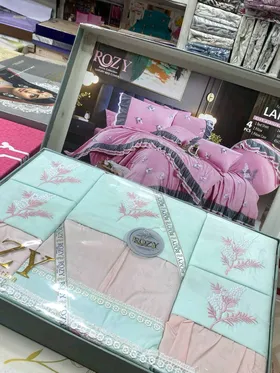 طقم سرير اطفال مع كوفرته 