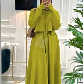 سوت جيبة قطعتين 2جيب