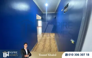 شقة للايجار 120م  سيدي جابر  ( مساكن الظباط- سيتي سكوير  )