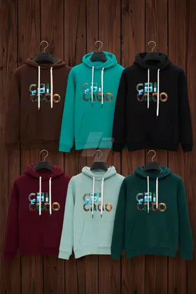 تيشرت هودى ميلتون اسفنجي قطن 