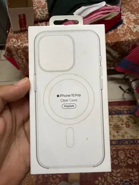 جراب اليض شفاف 15 برو الاصلي