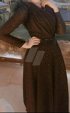 فستان سواريه تحفه بلاك