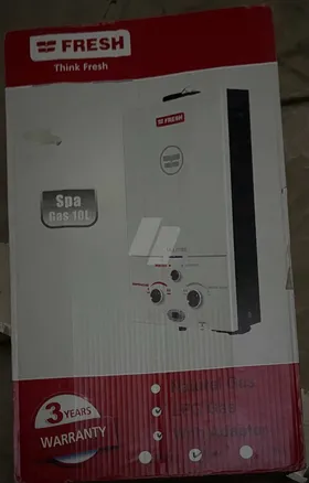 سخان فريش غاز بالكرتونة جديد لم يستعمل