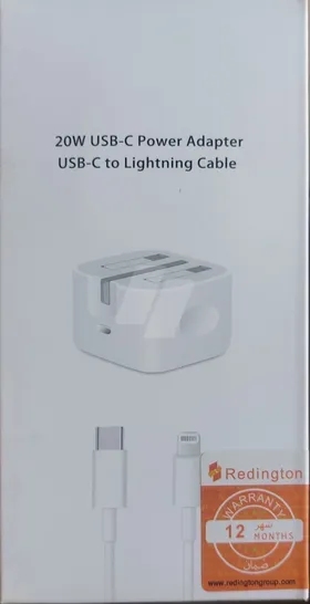 شاحن 20W USB-C هاي كوبي + كابل USB-C to Lightning