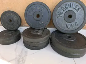 دمبل ٢ ٥ و ١٠ كيلوا. hercules