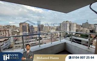 شقة للبيع 145م رشدي ( ش الفريد ليان )