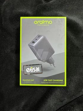 Oraimo GaN Charger 3 Ports 65W Fast Charging OCW-E111T - Black