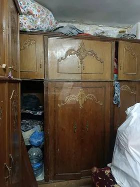 دولاب عربى قديم و سرير ١٤٠ سم زان بالمراتب