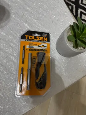 مفك براغي 6 في 1 قلاب D8 من تولسين