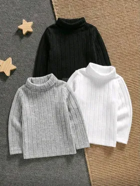 SHEIN Baby high neck