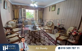 شقة للإيجار المفروش 140 م كفر عبدة ( ش سكينة بنت الحسين )