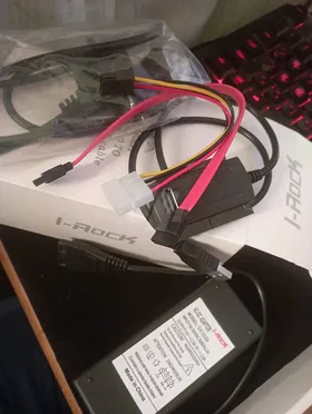 باور سبلاي I-Rock لتحويل هارد ديسك داخلي إلى خارجي – 12V و 5V