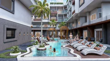 58 m² Apartment with Pool View in Panorama Magawish