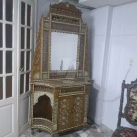 كنسول خشبي اربيسك