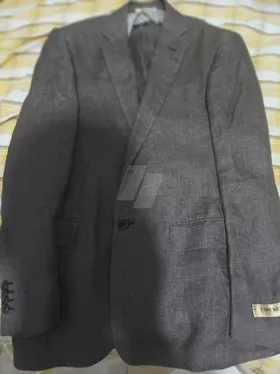 Linen blend blazer