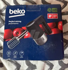 BEKO Hand Mixer 500 Watt 4 Speeds Black - HMM 81504 BX