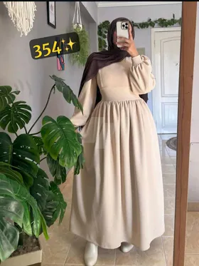 فستان قطيفه 